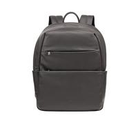 DUDU Zaino in Pelle da Viaggio Unisex per Uomo e Donna - Zaino Elegante e Resistente per Tablet, Escursioni e Lavoro - Spallacci Regolabili e Design Ergonomico Antracite
