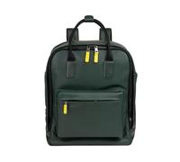 DUDU Zaino in Pelle Uomo Donna - Zaino Casual Unisex Elegante e Capiente, 19 Litri, con Tasca Frontale e Scomparto Tablet, Perfetto per Lavoro, Viaggio e Tempo Libero Mangrove