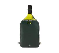 DUDU Zaino Monospalla Uomo in Pelle Porta Tablet, Borsa Borsello a Petto con Cer