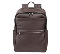 Dudubags Zaino porta PC Sydney Pelle marrone scuro Unisex
