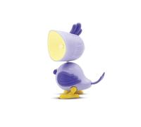 Dudùu Puppy Parrot - Mini lampada da Tavolo Pieghevole a LED, Luce Calda, Tascabile, per Lettura, Comodino o Scrivania, forma di Pappagallo (Viola)