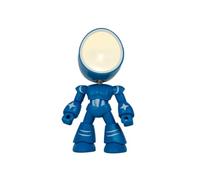Dudùu Puppy Superhero - Lampada LED Tascabile a Forma di Supereroe, Luce Notturna e da Lettura, Senza Fili, Regalo e Bomboniera, Decorazione Cameretta, Scrivania e Feste a Tema (Celeste)