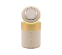 Dudùu Tube Lampada LED 3 in 1 con Cassa Bluetooth e Ricarica Wireless Qi - Luce Dimmerabile, Speaker Bluetooth 5.0, Caricatore per Smartphone, Auricolari IOS e Smartwatch, Design Moderno (Beige)