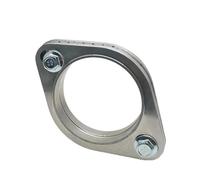 DUDUYANG Kit Universale Giunto Flangiato Marmitta Tubo Di Scarico In Acciaio Inox 304, 51mm, 63mm, 76mm, Silenziatore, Silver
