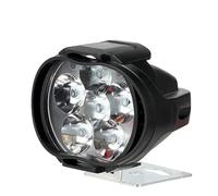 DUDUYANG Moto Fanale Faretti Per Fari Per Moto Ad Alta Luminosità Impermeabili Per Scooter 6 LED Fendinebbia Lavoro Interruttore(1Piece)