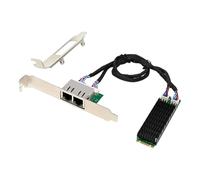 Due 1000Mbps Ethernet Scheda di Espansione di Dissipazione di Calore Design Efficiente Energetico B+M Keys Module Energy Efficient Networking Controller