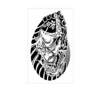 Due adesivi Bonjour per il succo del drago con mezza unghia sul petto, adesivi per tatuaggi a base di erbe, semipermanenti antiriflesso, impermeabili e di lunga durata, tatuaggi finti