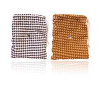 Due amache per porcellini d'India e furetti, accessorio per gabbia, sacco a pelo per gabbia, calore invernale per piccoli animali, per criceti, cincillà, petauri, nido per furetti (bianco e marrone).