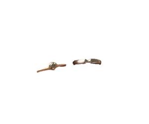 Due anelli in oro impilabili o indossare una fascia normale di dimensioni regolabili separatamente e un piccolo stile rotondo con diamanti, design minimalista ed elegante, adatto per uomini e donne