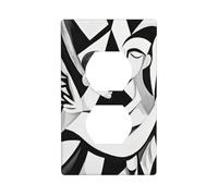 Due angeli con ali copertura interruttore luce copertura decorativa 1 banda piastra da parete per cucina camera bagno dimensioni 7 x 11,4 cm