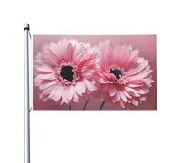 Due bandiere floreali rosa 9,6 x 1,5 m bandiera da giardino su entrambi i lati bandiere da cortile resistenti allo sbiadimento bandiera per esterni divertente bandiera per vacanze con occhielli in