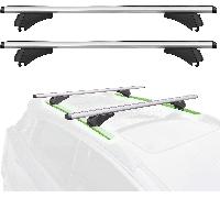 Due Barre Trasversali Portapacchi Da Tetto Con Rail 140 CM
