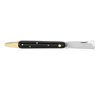 DUE BUOI 202P SP OT Coltello da Innesto per Mancini Spatola Fissa Professionale Alberi da Frutto e Giardinaggio Acciaio Carbonio Böhler K720 Manico in Plastica
