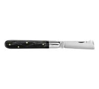 DUE BUOI 203C Coltello da Innesto per Mancini Professionale Alberi da Frutto e Giardinaggio Acciaio Inossidabile Böhler N690 Manico in Corno