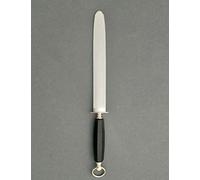 DUE BUOI ACCIAINO Cromato Piatto - 674 - Manico PLASTICA CM 27,5