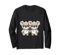 Due carini amici di Koala si tengono per mano Maglia a Manica