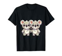 Due carini amici di Koala si tengono per mano Maglietta