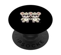 Due carini amici di Koala si tengono per mano PopSockets PopGrip Adesivo