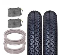 DUE CERCHI RUOTA COMPLETA CON COPERTONI GOMME 3.50-10 + CAMERE VESPA PX