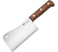 DUE CIGNI CLEAVER LAMA IN ACCIAIO INOX 4116 MANICO IN LEGNO 2C 772/16 WD