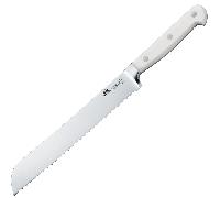 DUE CIGNI COLTELLO DA PANE FORGIATO SERIE FLORENCE MANICO BIANCO 2C 671/20 W