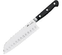 DUE CIGNI COLTELLO SANTOKU CON ALVEOLI LINEA FLORENCE 2C 677/18
