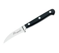 Due Cigni Firenze Spelucchino Coltello da Cucina Nero, Lunghezza Lama: 7 cm, 03dc010