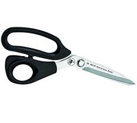 Due cigni forbici, Acciaio inossidabile, Nero, 20.4 cm