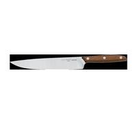 DUE CIGNI - Linea 1896 Coltello da Arrosto CM 20 Lama INOX 4116 Manico Noce