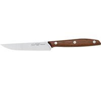 DUE CIGNI - Linea 1896 - Coltello da Bistecca CM 11 - Lama in Acciaio INOX 4116 e Manico in Legno di Noce