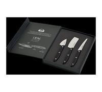 DUE CIGNI - Linea 1896 Set 3 Coltelli Formaggio Acciaio INOX 4116 Manico POM