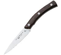 DUE CIGNI LINEA ARNE CONF. 2 PZ COLTELLO DA CUCINA CM 10 INOX SANDVIK 12C27 - MANICO IN LEGNO ZIRICO
