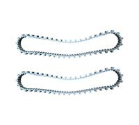 Due cinghie trasmissione ricambio per il pulitore per piscine per Dolphin progettate per prestazioni ottimali, compatibili con parte OEM 9985006 Cinghie trapezoidali