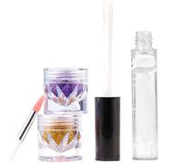 Due Colori Labbra Trucco Lip Set Rossetto Lucentezza Durevole Per I Cosmetici Due Colori Set Lunga Durata Lucidatura Per Le Donne
