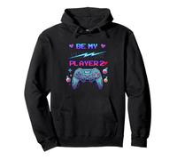 Due Controller da Gioco retrò Be My Player Love Design Felpa con Cappuccio
