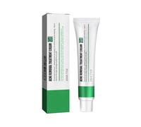 Due creme per la rimozione delle lentiggini e contro l'acne. Una ha l'effetto di rimuovere le lentiggini e l'altra ha l'effetto di combattere l'acne. (Crema anti acne)