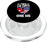 Due culture One Me American Cuban Cuba Heritage PopSockets PopGrip per MagSafe