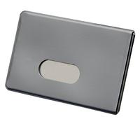 Due custodie portacarte con tecnologia RFID, marca BE-HOLD: l’ideale per la protezione delle vostre carte contro i furti di dati sensibili (argento)