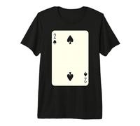 Due di Picche Carte da Gioco | Coppie Halloween Costume Maglietta Premium