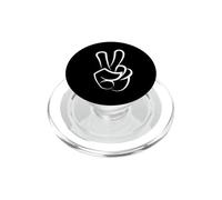 Due dita segno di pace vittoria mano gesto carino simbolo della pace PopSockets PopGrip per MagSafe
