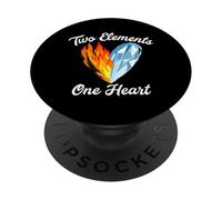 Due elementi Soulmate Romance Love PopSockets PopGrip Adesivo
