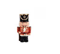 Due Esse Barattolo Natalizio Personaggio lo Schiaccianoci Generale, Ceramica, Multicolore, 40 cm