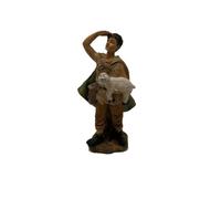 DUE ESSE CHRISTMAS Personaggio Presepe Statuina Pastore con Pecora 6,5 cm