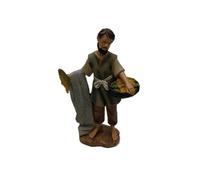 DUE ESSE CHRISTMAS Personaggio Presepe Statuina Pastore Pescivendolo 6,5 cm