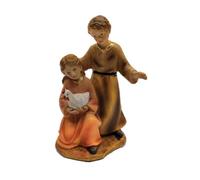 DUE ESSE CHRISTMAS Personaggio Presepe Statuina Pastorelli con Gallina Resina 6,5 cm
