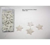 DUE ESSE CHRISTMAS S.r.l. Box 150 Stelle Decorative cm 2 col. Bianco Stelline Star