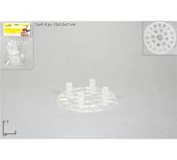 DUE ESSE CHRISTMAS Set 6 Pezzi Pressello Salvagusto da Cucina 50 mm