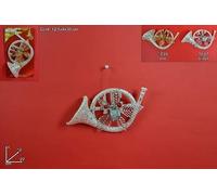 DUE ESSE CHRISTMAS SRL Glitter Corno Musicale C/Bacche 22cm $$, Come Foto, Taglia Unica