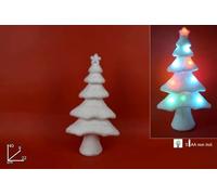 DUE ESSE CHRISTMAS SRL L.Batt. Multicolor Albero 40cm C/Luce $$, Come Foto, Taglia Unica