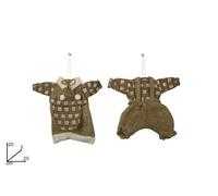 DUE ESSE CHRISTMAS SRL L.Lana APPEND Vestito Verde/Beige 20cm$$, Come Foto, Taglia Unica